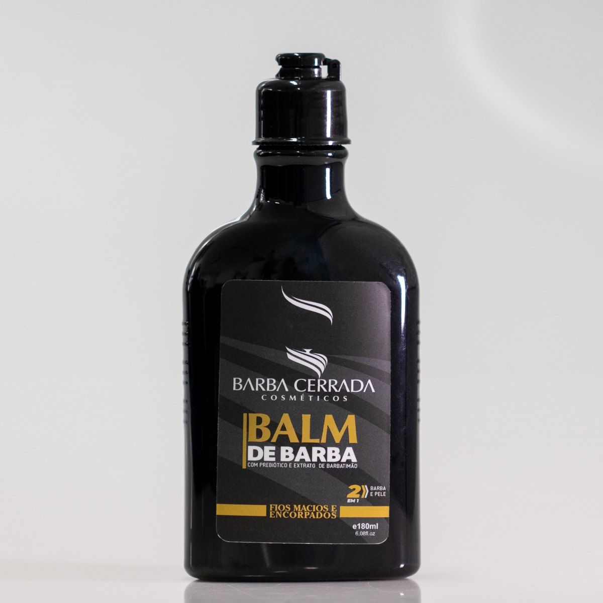 Frasco do Balm Hidratante da Barba Cerrada